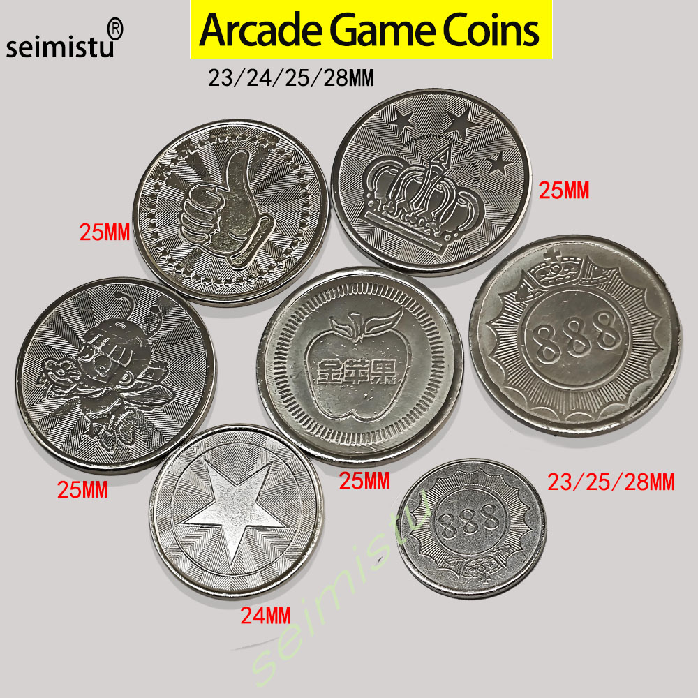 Arcade Vending & Laundry Revenue - 100 pièces en acier inoxydable 23/24/25mm
