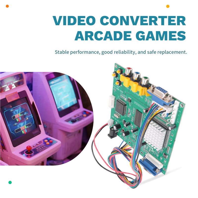Carte de conversion vidéo HD A - Usb Game Board Jamma avis et prix
